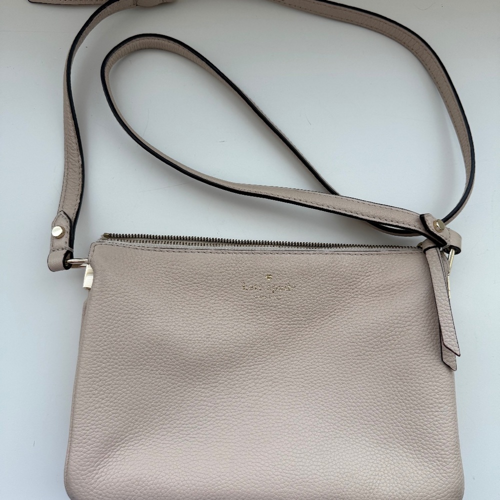 Kate Spade cream crossbody purse